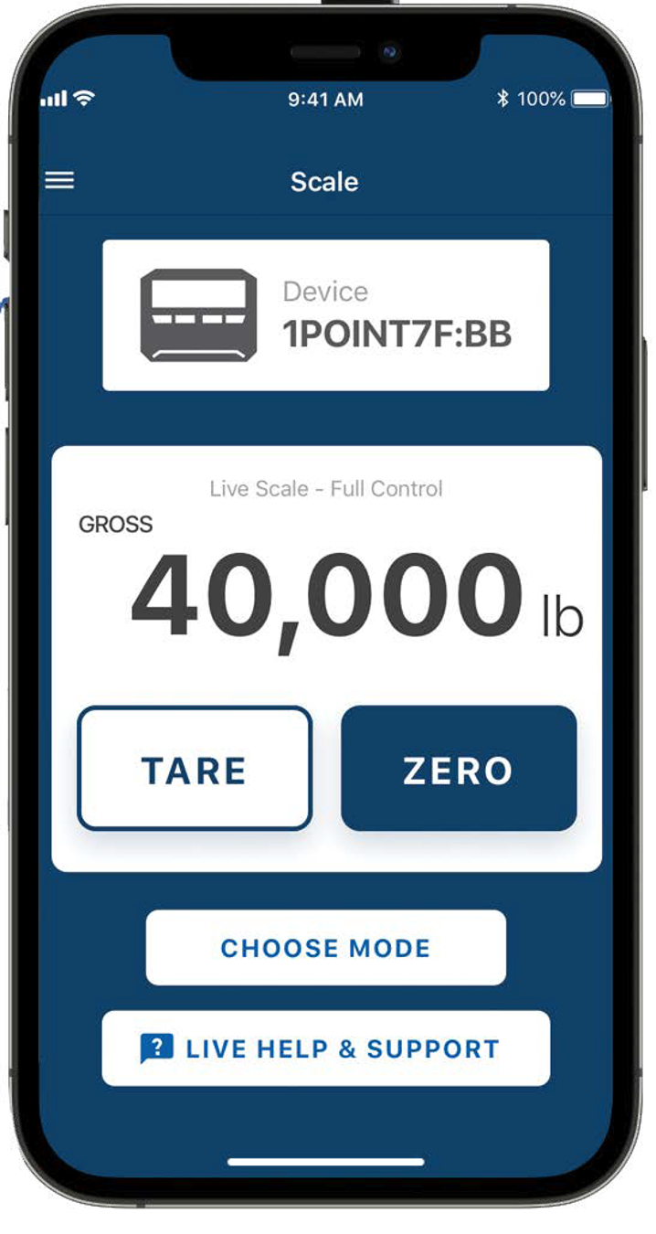 image of POINT mobile app